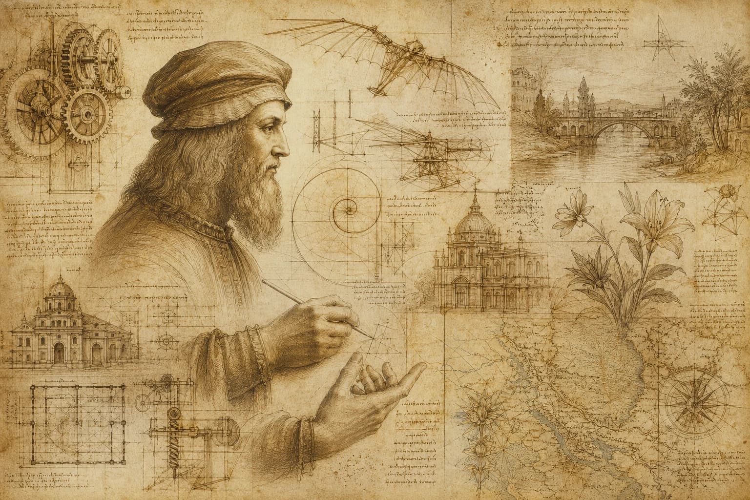 A field of observations and studies made visible through drawing and notation