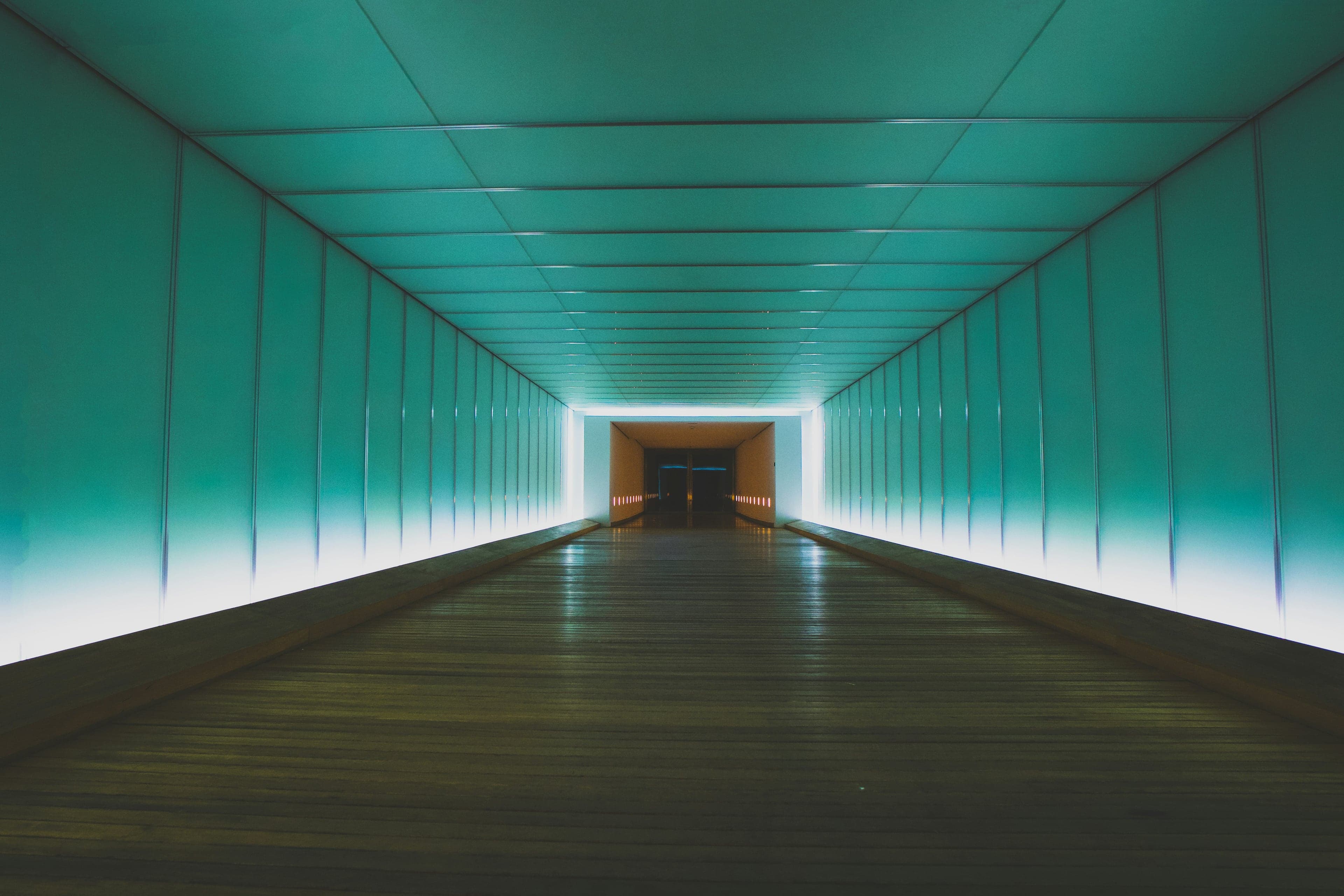 A path through a complex landscape representing strategy moving into operational reality